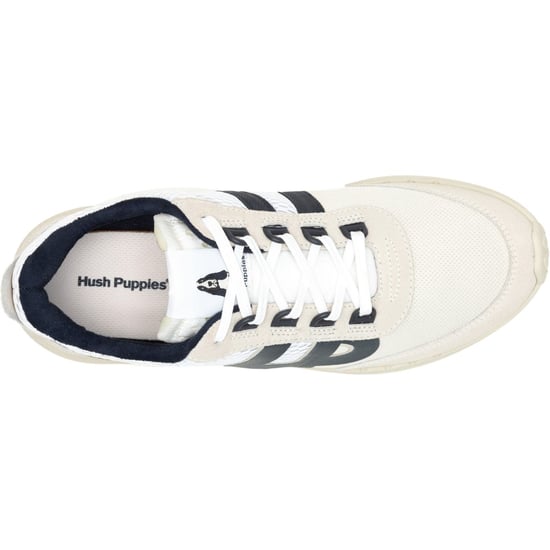 Hush Puppies Seventy8 Retro Runner Heren Sneakers Van Suède In Het Wit - Image 4