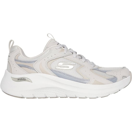 Skechers Arch Fit 2.0 Vintage Luxe Leren Dames Natuurlijke Sneakers - Image 2