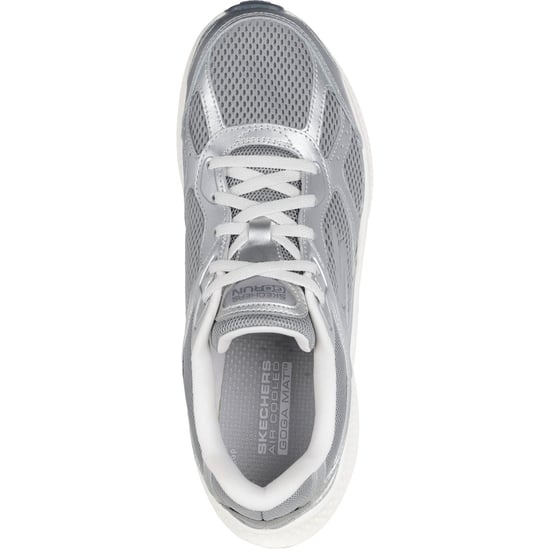 Skechers GO RUN Consistent 2.0 Volt Dames Sneakers Van Leer Grijs/zilver - Image 3