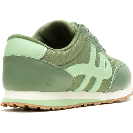 Hush Puppies Seventy8 Dames Sneakers Van Leer In Olijfgroen - Image 2