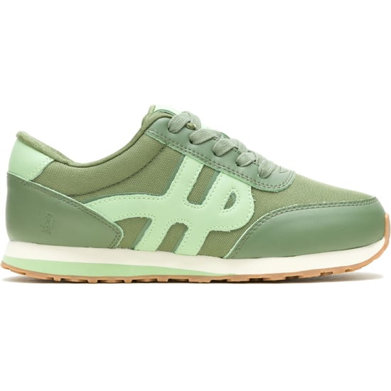 Hush Puppies Seventy8 Dames Sneakers Van Leer In Olijfgroen - Image 6