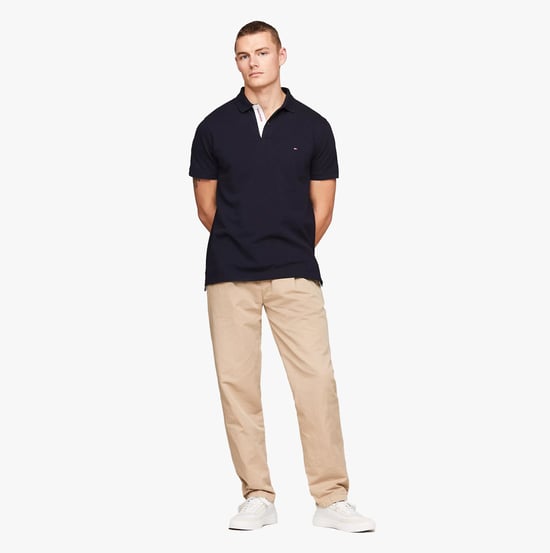 Tommy Hilfiger Cupset Rwb Leren Sneakers voor Heren Wit - Image 2