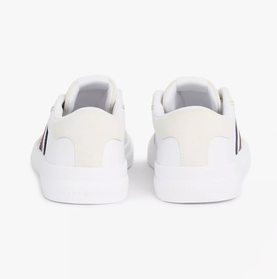 Tommy Hilfiger Cupset Rwb Leren Sneakers voor Heren Wit - Image 3