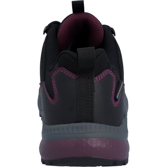 Hi-Tec Stealth Low Womens Polyester Dames Zwarte/paarse Wandelschoenen - Image 2