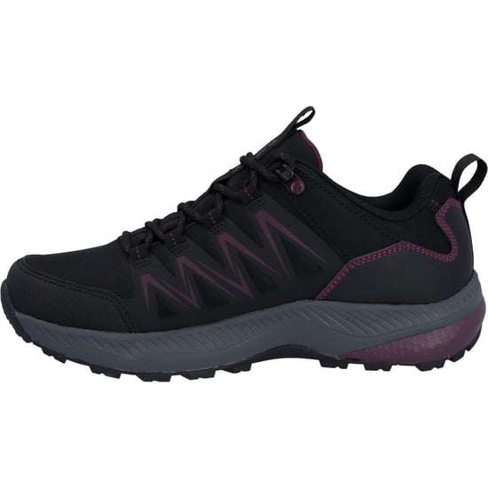 Hi-Tec Stealth Low Womens Polyester Dames Zwarte/paarse Wandelschoenen - Image 5