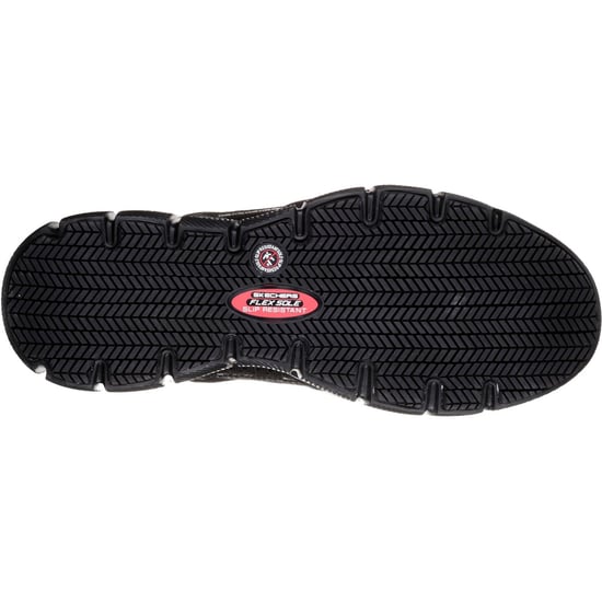 Skechers Workwear Telphin Sanphet Leren Heren Zwarte Veiligheidssneakers - Image 2