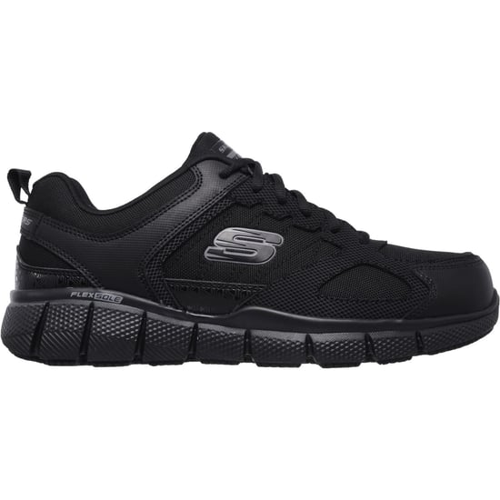 Skechers Workwear Telphin Sanphet Leren Heren Zwarte Veiligheidssneakers - Image 3