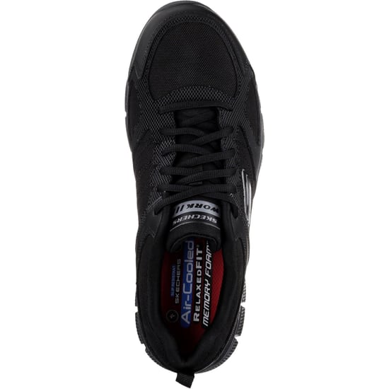 Skechers Workwear Telphin Sanphet Leren Heren Zwarte Veiligheidssneakers - Image 4