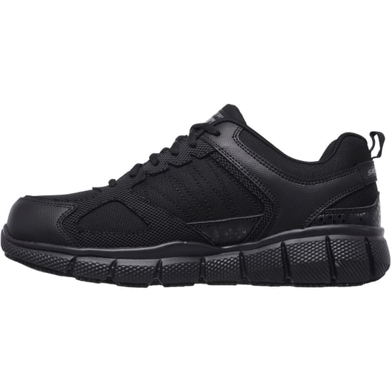 Skechers Workwear Telphin Sanphet Leren Heren Zwarte Veiligheidssneakers - Image 5
