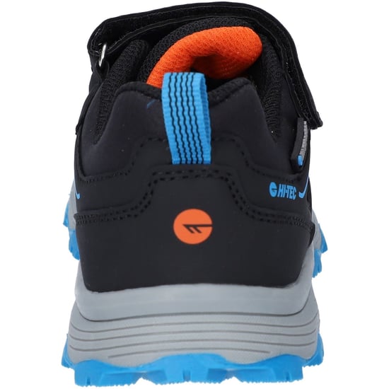 Hi-Tec SCRAPPY LOW WP JR Polyester Zwart/Blauwe Donau/Vlam Wandelschoenen - Image 2