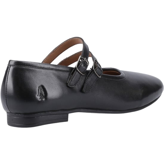 Hush Puppies Nancy Mary Jane Dames Zwarte Leren Schoenen Van Leer - Image 2