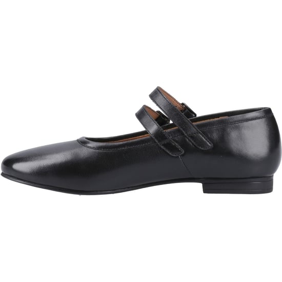 Hush Puppies Nancy Mary Jane Dames Zwarte Leren Schoenen Van Leer - Image 4