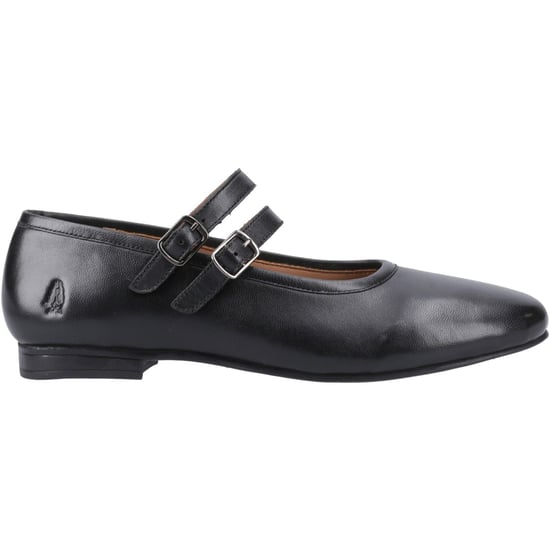 Hush Puppies Nancy Mary Jane Dames Zwarte Leren Schoenen Van Leer - Image 5