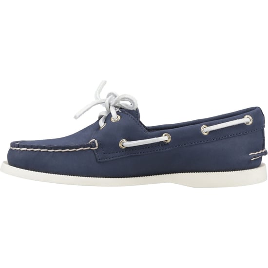Sperry Authentic 2 Eye Dames Bootschoenen Van Leer In Marineblauw - Image 5