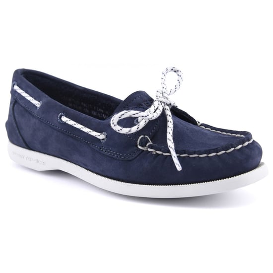 Sperry Authentic 1 Eye Dames Bootschoenen Van Leer In Marineblauw - Image 1