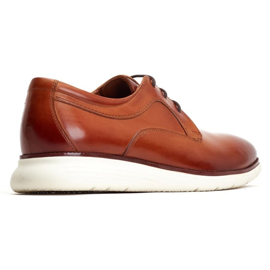 Base London Wing Leren Herenschoenen In Verbrande Tan Kleurige Derby-Stijl - Image 2