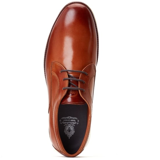 Base London Wing Leren Herenschoenen In Verbrande Tan Kleurige Derby-Stijl - Image 4