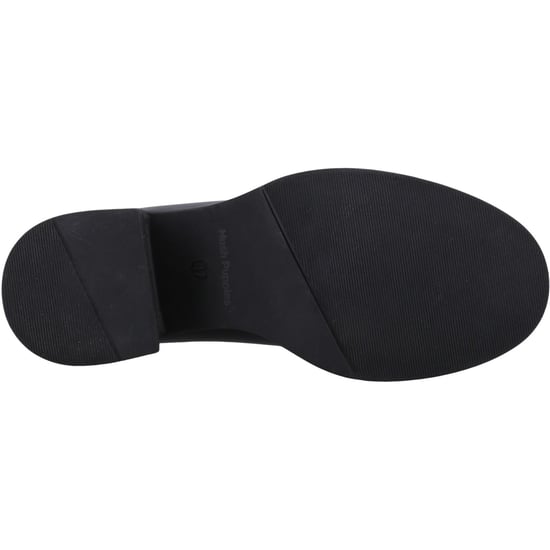 Hush Puppies Adelaide Dames Zwarte Leren Instappers - Image 3