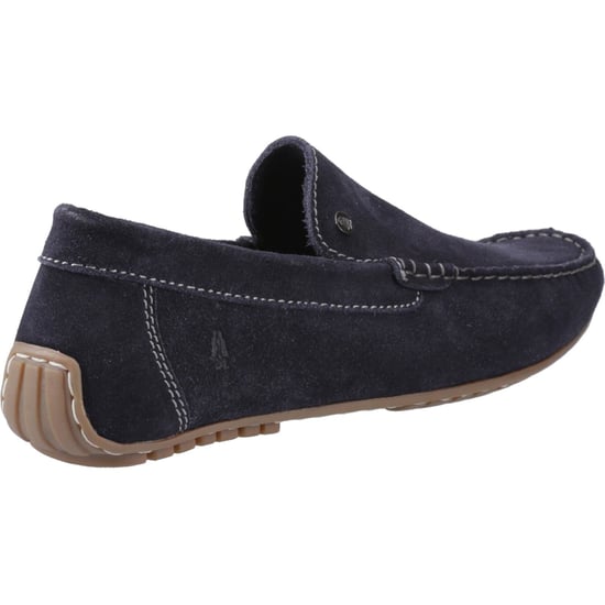 Hush Puppies Ralph Suede Heren Marineblauwe Instappers Van Leer - Image 2
