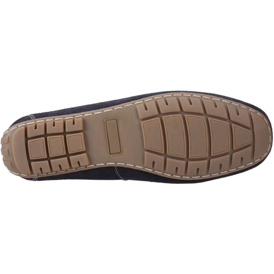 Hush Puppies Ralph Suede Heren Marineblauwe Instappers Van Leer - Image 3
