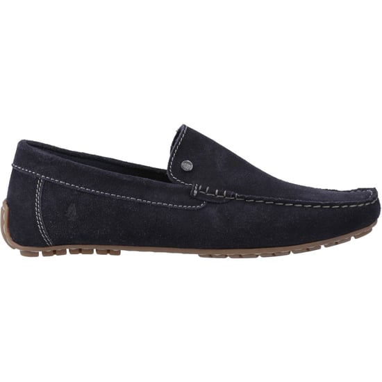 Hush Puppies Ralph Suede Heren Marineblauwe Instappers Van Leer - Image 5