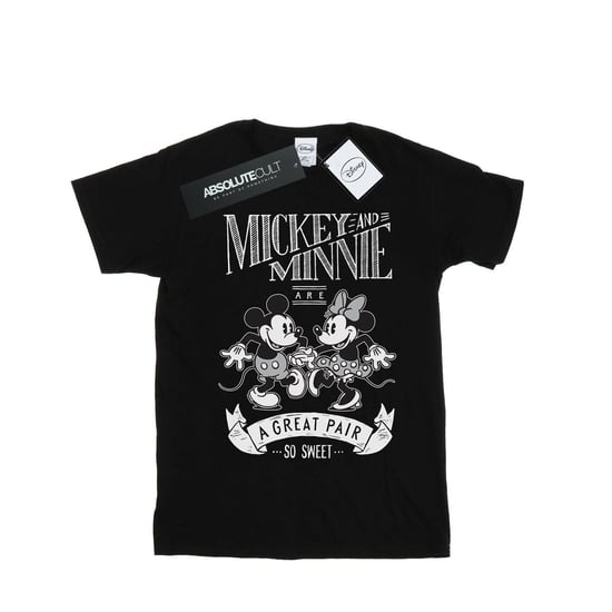 Disney Heren Mickey en Minnie Mouse Geweldig Paar T-shirt (Zwart) - Image 1