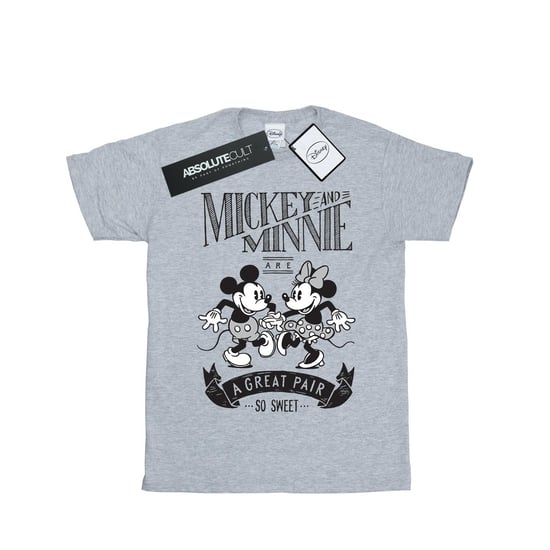 Disney Heren Mickey en Minnie Mouse Geweldig Paar T-shirt (Sportgrijs) - Image 1