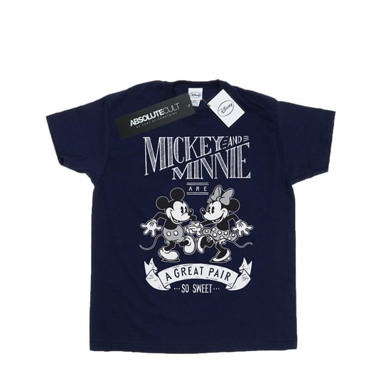 Disney Heren Mickey en Minnie Mouse Geweldig Paar T-shirt (Marineblauw) - Image 1