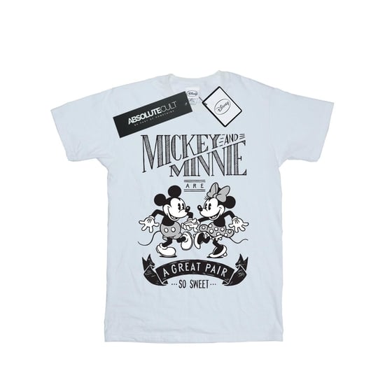 Disney Heren Mickey en Minnie Mouse Geweldig Paar T-shirt (Wit) - Image 1