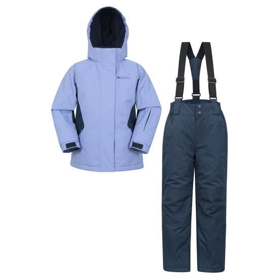 Mountain Warehouse Ski jas & broek voor kinderen (Lila) - Image 1