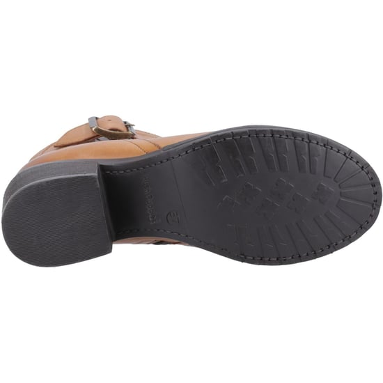 Hush Puppies Hensley Leren Tan Enkellaarzen Met Hoge Hak Voor Dames - Image 3