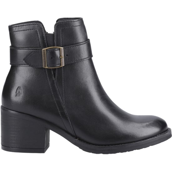 Hush Puppies Hensley Leren Dames Zwarte Hoge Enkellaarsjes - Image 5