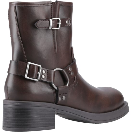 Rocket Dog Nino Faux Leather Dames Bruine Hakken Enkelboots - Image 2