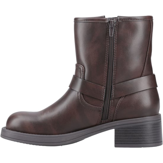 Rocket Dog Nino Faux Leather Dames Bruine Hakken Enkelboots - Image 4