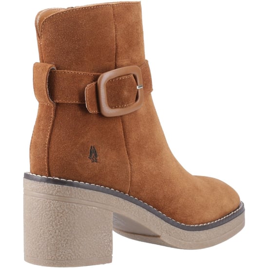 Hush Puppies Fearne Suède Tan Enkellaarsjes Met Hak Voor Dames - Image 2