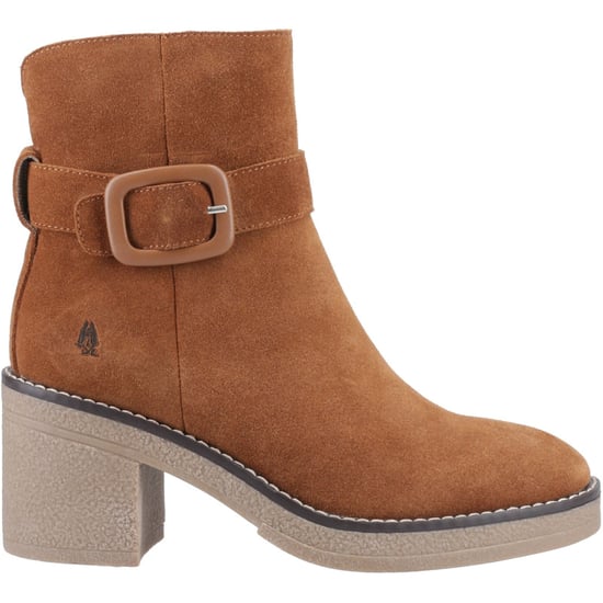 Hush Puppies Fearne Suède Tan Enkellaarsjes Met Hak Voor Dames - Image 5