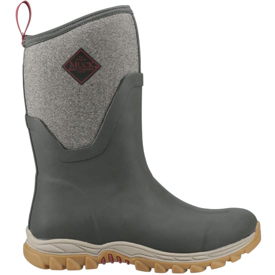 Muck Boots Arctic Sport II Mid Rubberen Dames Olijf/herringbone Winterlaarzen Tot Halverwege De Kuit - Image 6