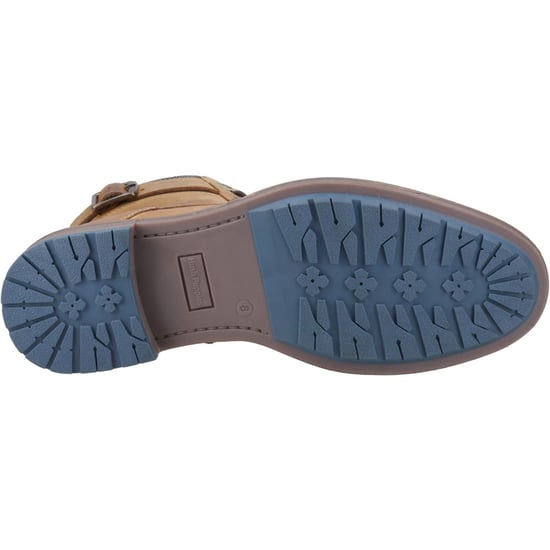 Hush Puppies Jordan Leder Heren Tan Enkellaarzen - Image 3