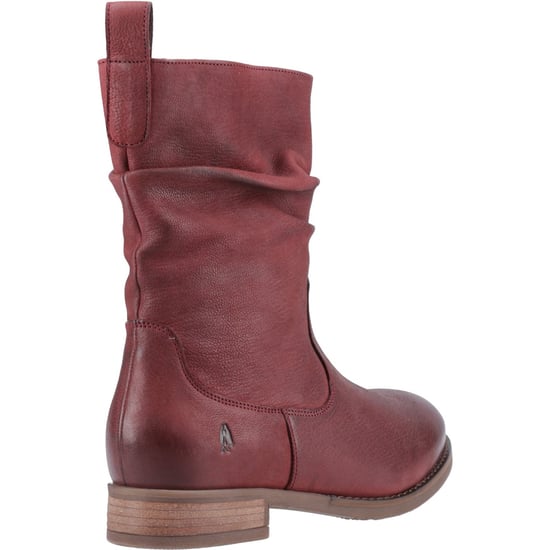 Hush Puppies Emilia Leren Dames Bordeau Winter Midlaarzen - Image 2