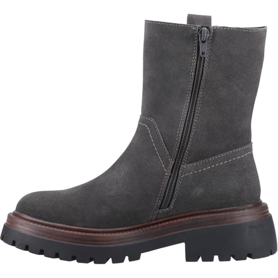 Hush Puppies Rebecca Dameslaarzen Van Suède In De Kleur Houtskool - Image 4