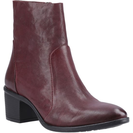 Hush Puppies Winona Leren Dames Pruimenlaarzen - Image 1