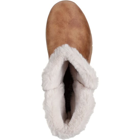 Skechers Easy Going Dreamers Move Textiel Dames Kastanje Winter Enkellaarzen - Image 3