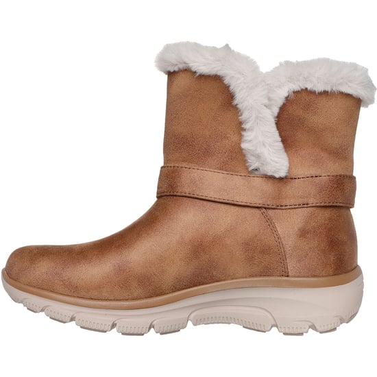 Skechers Easy Going Dreamers Move Textiel Dames Kastanje Winter Enkellaarzen - Image 4