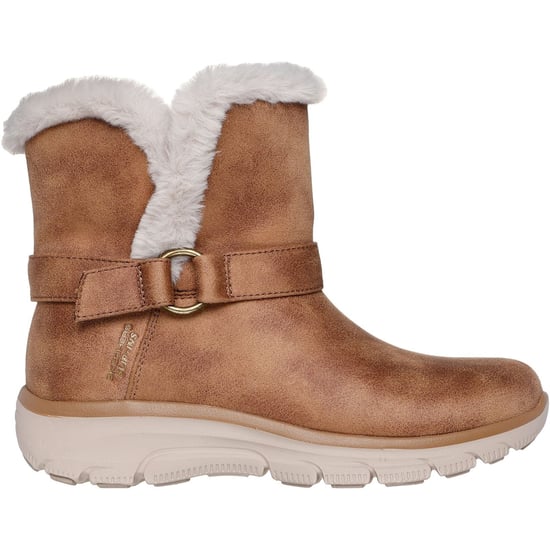 Skechers Easy Going Dreamers Move Textiel Dames Kastanje Winter Enkellaarzen - Image 5