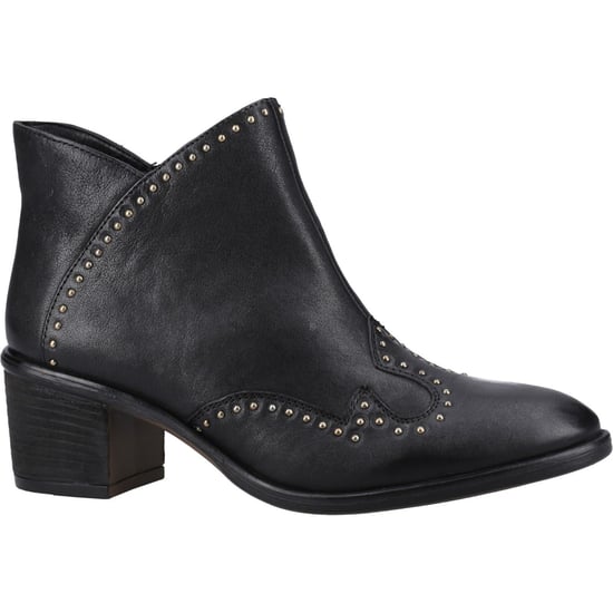 Hush Puppies Waverly Leren Zwarte Damesschoenen - Image 1