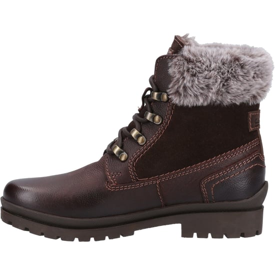 Cotswold Evenlode Leren Dames Bruine Winter Enkellaarsjes - Image 4