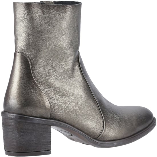Hush Puppies Winona Leren Dames Pewter Laarzen - Image 2