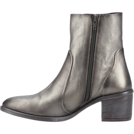 Hush Puppies Winona Leren Dames Pewter Laarzen - Image 4