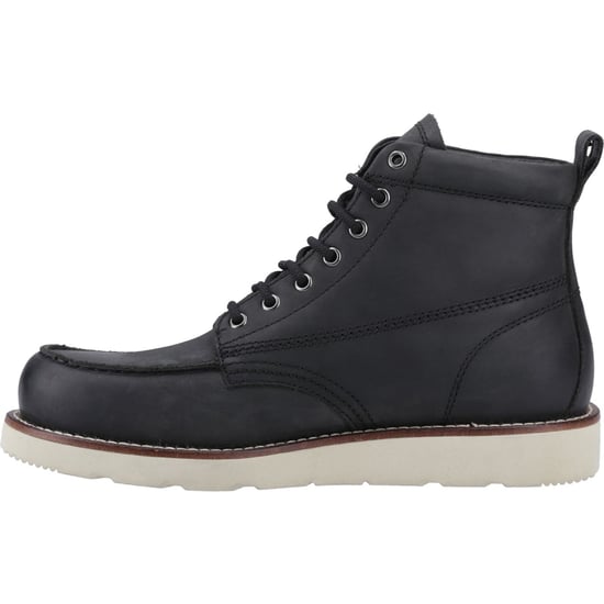 Jack & Jones Toronto Leren Heren Zwarte Enkellaarsjes - Image 4