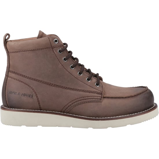 Jack & Jones Toronto Leren Heren Bruine Enkellaarzen Met Stenen - Image 4